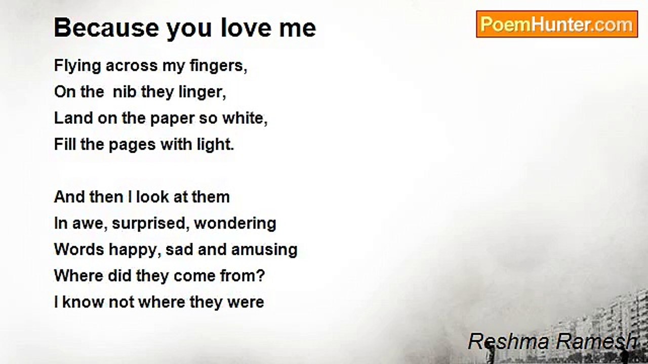 Reshma Ramesh - Because you love me