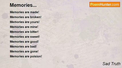 Sad Truth - Memories...