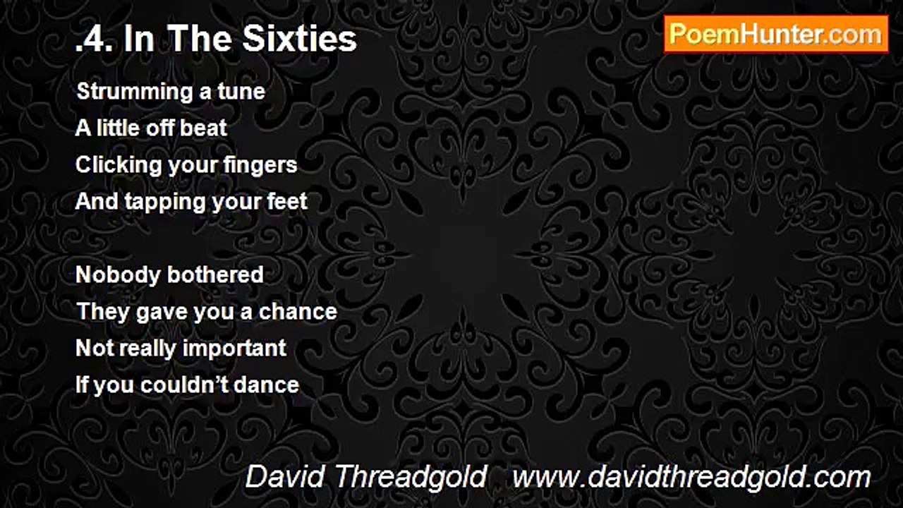 David Threadgold   www.davidthreadgold.com - .4. In The Sixties