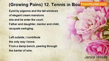 Janice Windle - (Growing Pains) 12. Tennis in Bournemouth