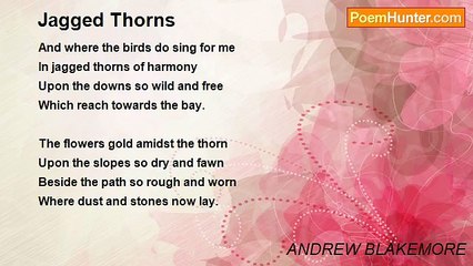 ANDREW BLAKEMORE - Jagged Thorns
