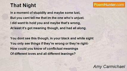 Amy Carmichael - That Night