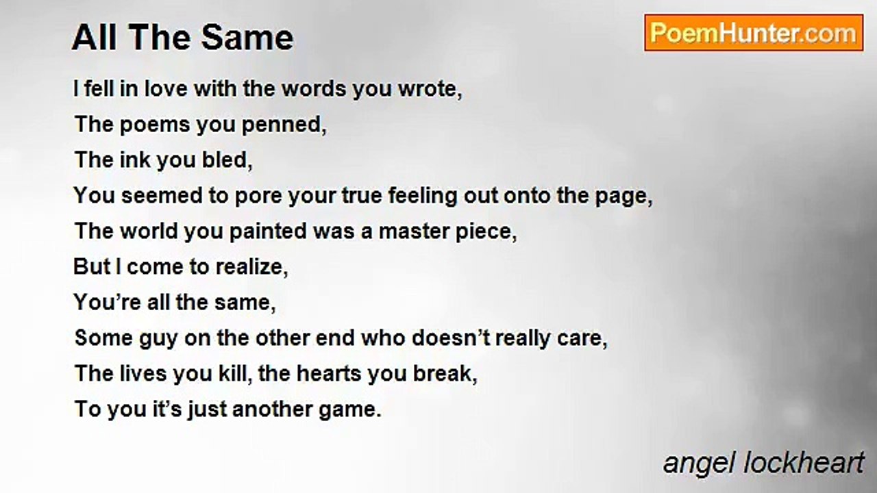angel lockheart - All The Same