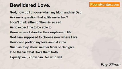 Fay Slimm - Bewildered Love.