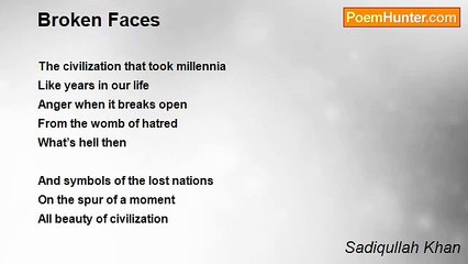 Sadiqullah Khan - Broken Faces