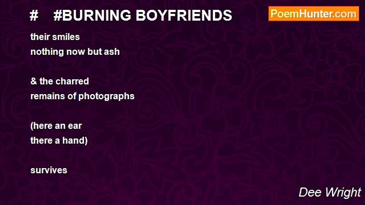 Dee Wright - #    #BURNING BOYFRIENDS