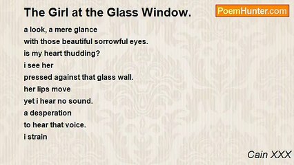 Cain XXX - The Girl at the Glass Window.