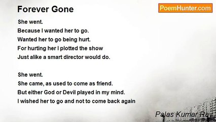 Palas Kumar Ray - Forever Gone