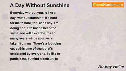 Audrey Heller - A Day Without Sunshine
