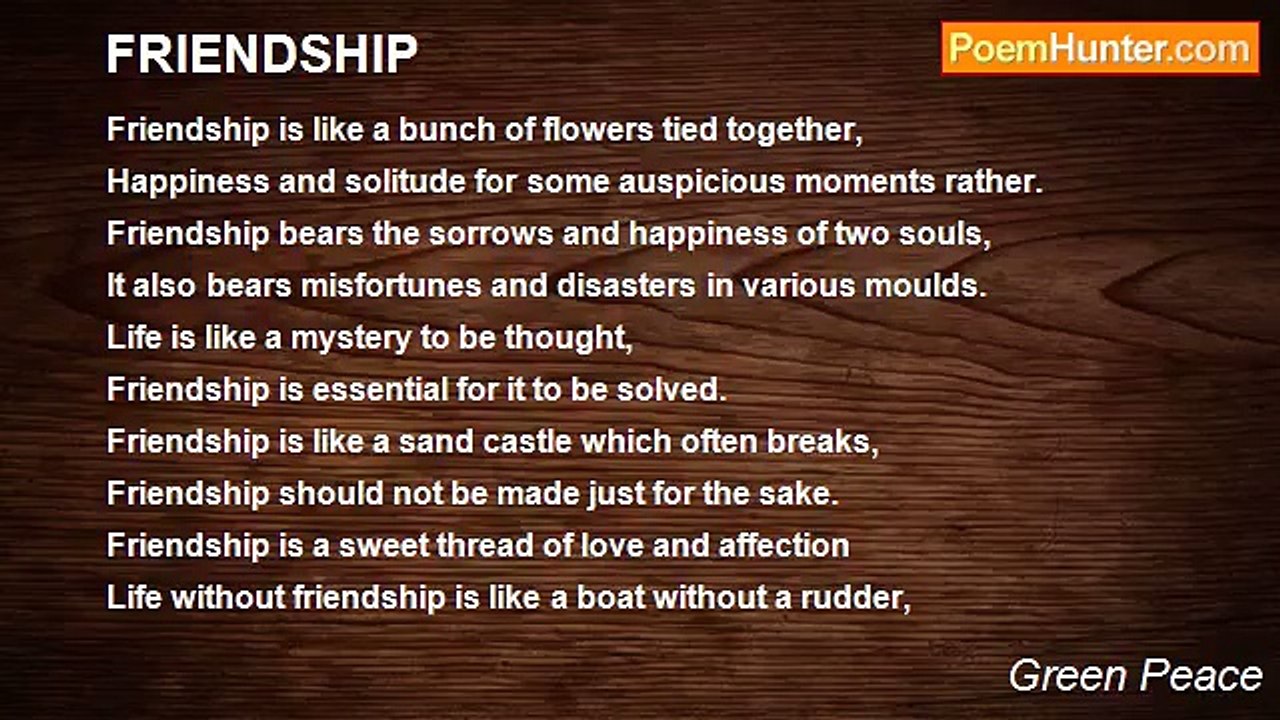 Green Peace - FRIENDSHIP