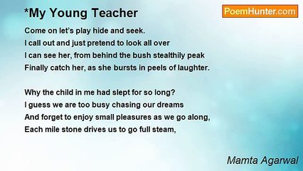 Mamta Agarwal - *My Young Teacher