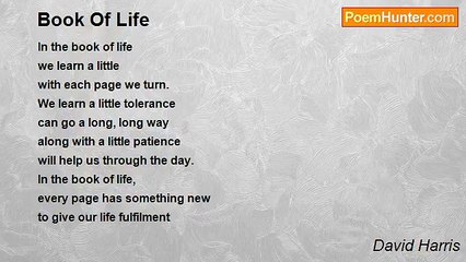 David Harris - Book Of Life