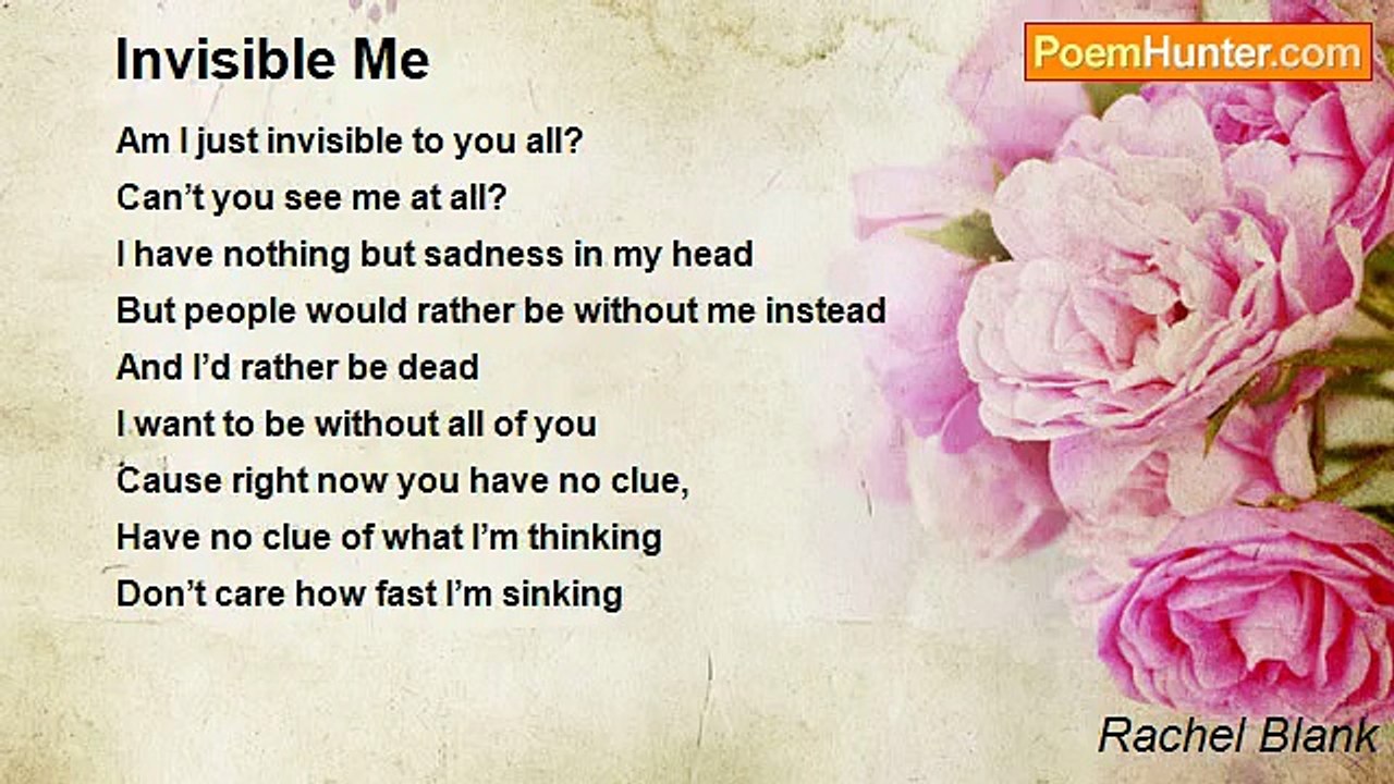 Rachel Blank - Invisible Me