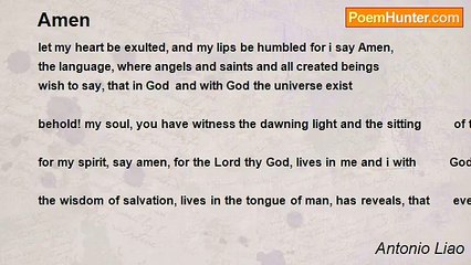 Antonio Liao - Amen