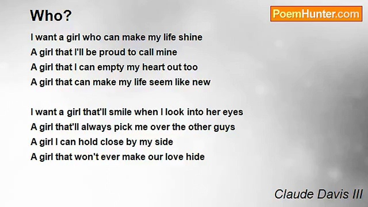 Claude Davis III - Who?