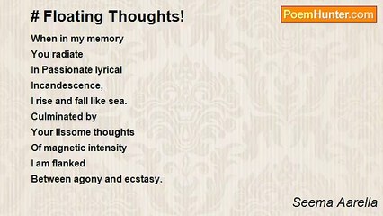 Seema Aarella - # Floating Thoughts!