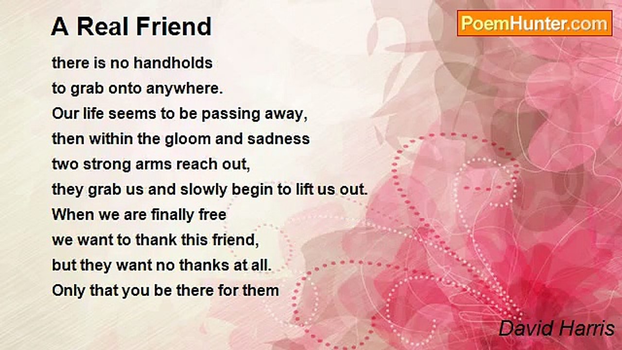 David Harris - A Real Friend