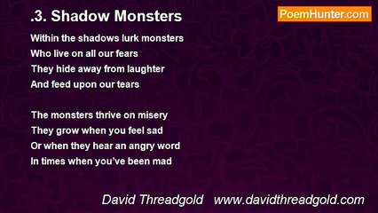 David Threadgold   www.davidthreadgold.com - .3. Shadow Monsters