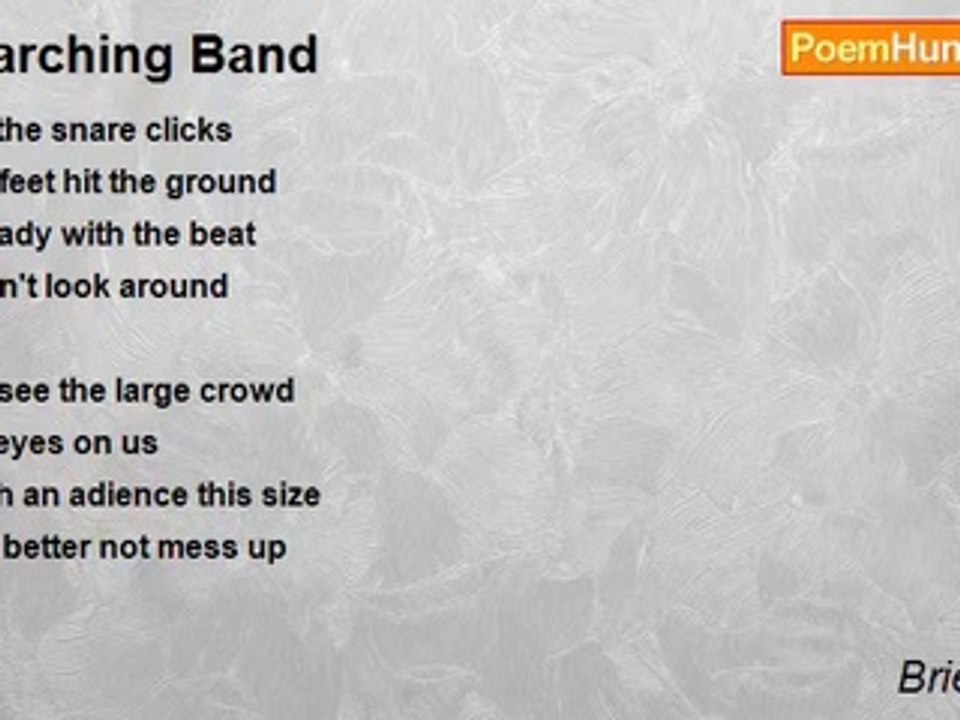 Brie Carter - Marching Band