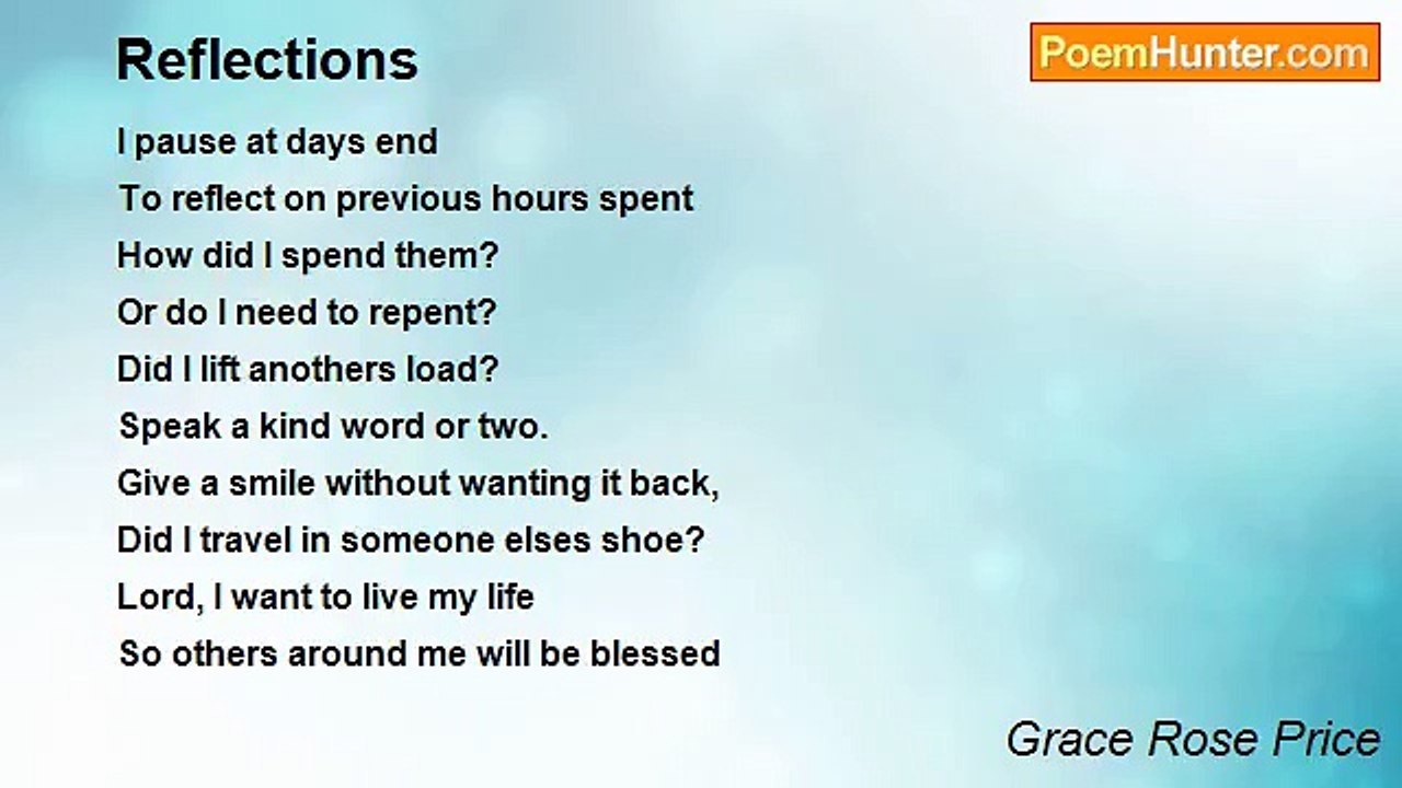 Grace Rose Price - Reflections