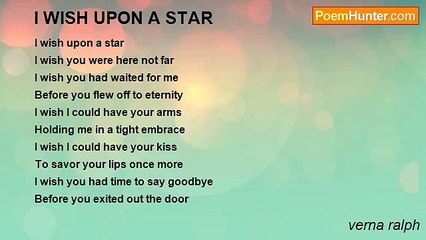 verna ralph - I WISH UPON A STAR