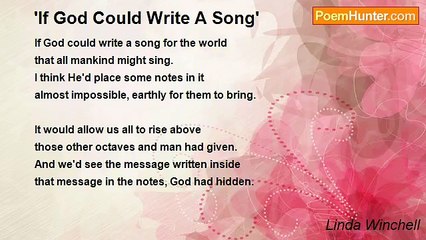 Linda Winchell - 'If God Could Write A Song'