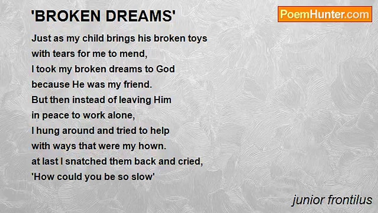junior frontilus - 'BROKEN DREAMS'