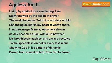 Fay Slimm - Ageless Am I.