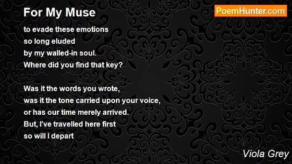 Viola Grey - For My Muse
