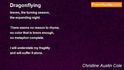 Christine Austin Cole - Dragonflying