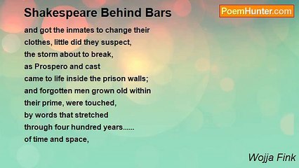 Wojja Fink - Shakespeare Behind Bars