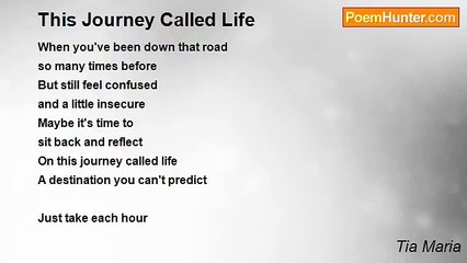 Tia Maria - This Journey Called Life