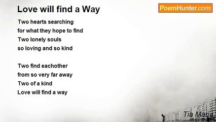 Tia Maria - Love will find a Way
