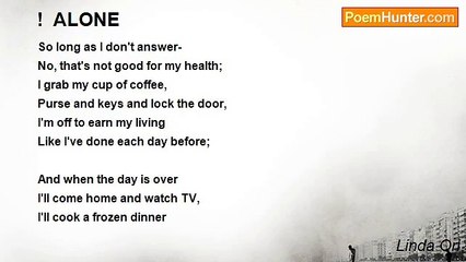 Linda Ori - !  ALONE