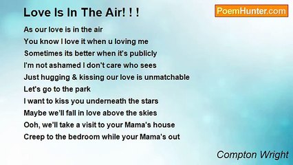Compton Wright - Love Is In The Air! ! !
