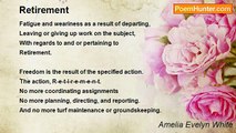 Amelia Evelyn White - Retirement
