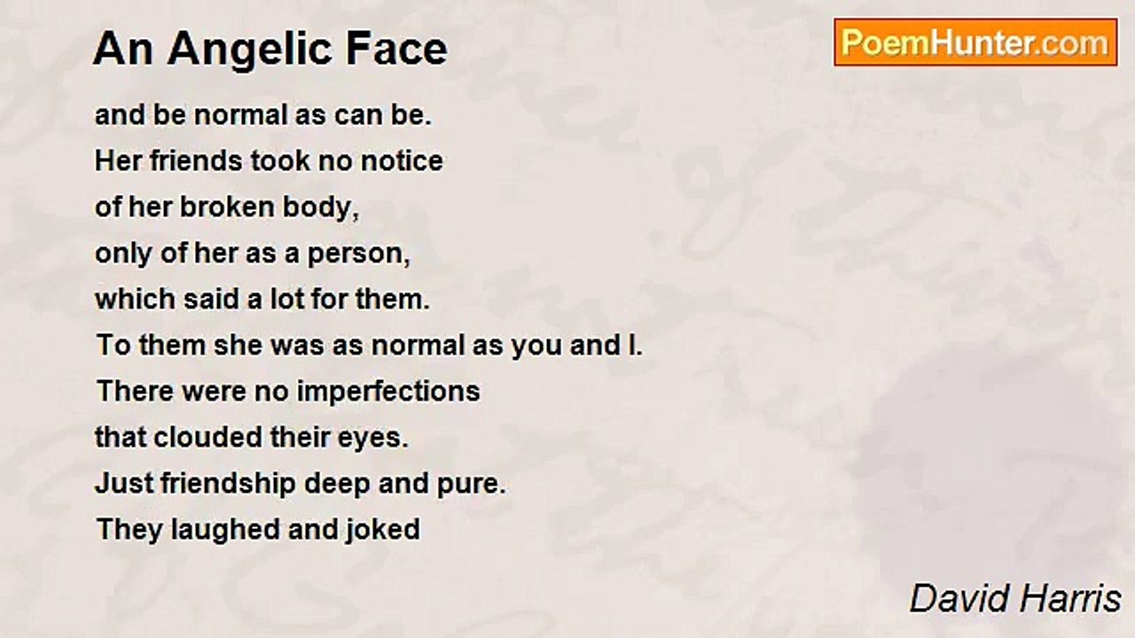 David Harris - An Angelic Face