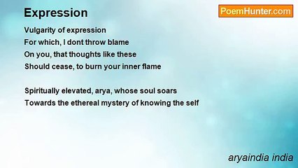 aryaindia india - Expression