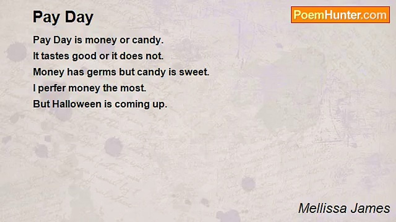 Mellissa James - Pay Day