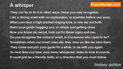 lindsey ashton - A whisper