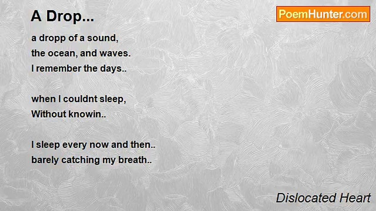 Dislocated Heart - A Drop...