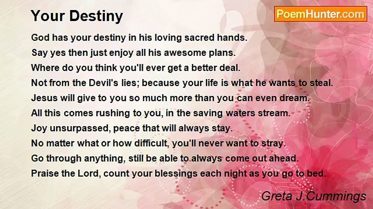 Greta J.Cummings - Your Destiny
