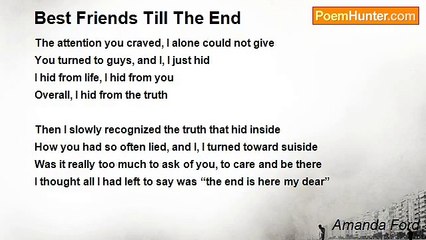 Amanda Ford - Best Friends Till The End