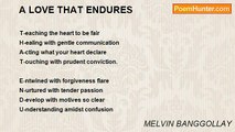MELVIN BANGGOLLAY - A LOVE THAT ENDURES
