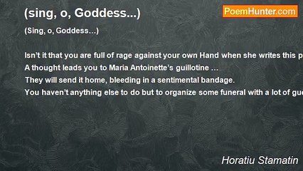 Horatiu Stamatin - (sing, o, Goddess...)