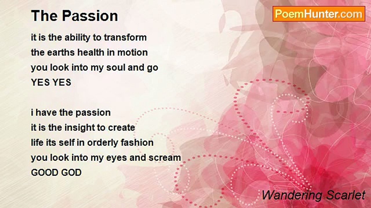 Wandering Scarlet - The Passion