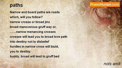 nots andi - paths