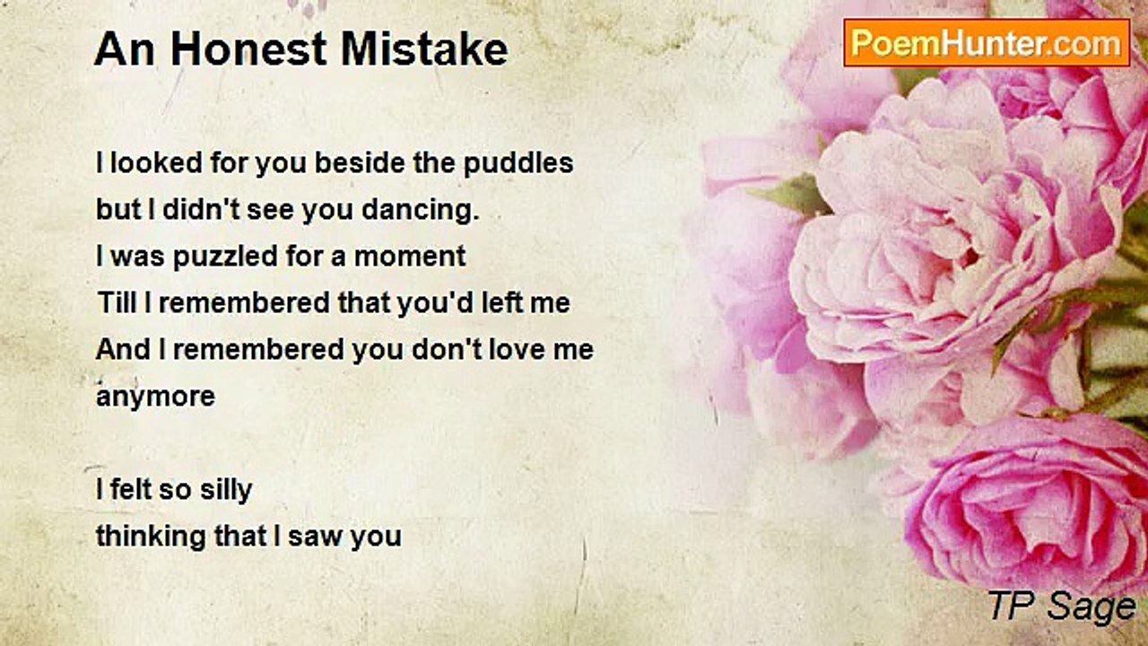 TP Sage - An Honest Mistake