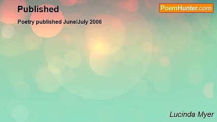 Lucinda Myer - Published