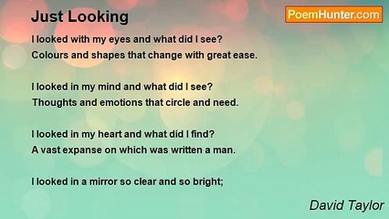 David Taylor - Just Looking